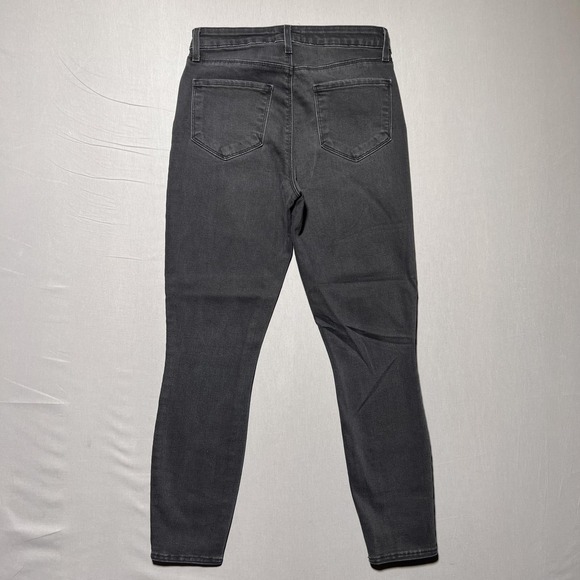L'AGENCE Margot High Rise Skinny Jeans Womens 26 Dark Graphite Stretch Made USA - Picture 2 of 16